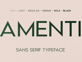 تصویر Amenti Clean Modern Sans 