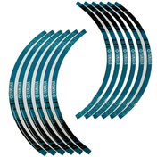 تصویر پد برچسب دور رینگ موتور سیکلت یاماها مدل W-44-FIROZ بسته ۱۲ عددی 