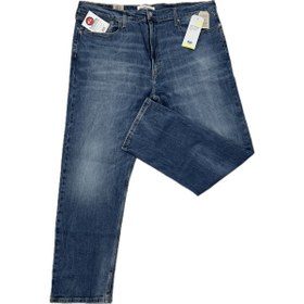 تصویر شلوار جین مردانه لیوایز رنگ آبی کلاسیک ابروبادی کد 502….LEVIS 