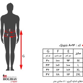 تصویر شلوارک مردانه A094 