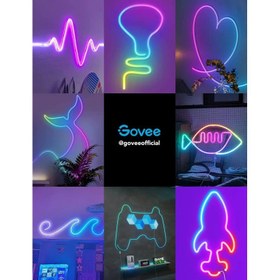 تصویر خرید لامپ هوشمند GoVee RGBIC LED Neon Rope - سه متر GoVee RGBIC LED Neon Rope Light - 3M