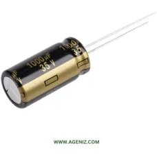 تصویر خازن الکترولیتی 1000 میکروفاراد 50 ولت 
