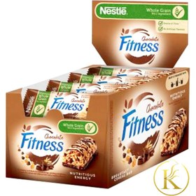 تصویر پروتئین بار رژیمی برند نستله سری فیتنس با طعم شکلات بسته ی ۱۶ عددی nestle nestle