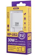 تصویر شارژر دیواری ریمکس مدل RP-U82 QC+ PD 30W 