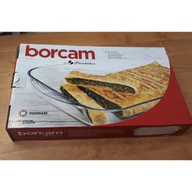 تصویر تابه مستطیل پیرکس بورجام پاشاباغچه ترک کد ۵۹۱۲۴ pasabahce borcam pyrex Rectangular pan code 59124