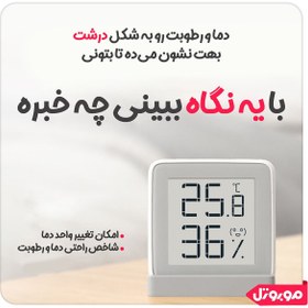 تصویر سنسور دما و رطوبت شیائومی Xiaomi Mijia Miaomiaoce Thermo-hygrometer MHO-C202/C201 