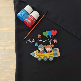 تصویر مقنعه نقاشی شده 