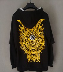 تصویر هودی ضخیم کلاه دار 