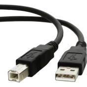تصویر کابل یو اس بی پرینتر سه متری رویال USB CABLE AM/BM 3M کد 6062 