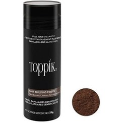 تصویر پودر پرپشت کننده مو تاپیک شماره ۵ رنگ قهوه ای متوسط حجم ۵۰ گرم 