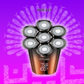 تصویر ماشین اصلاح وی جی آر مدل V-327 با تکنولوژی برش چرخشی و ضد آب 