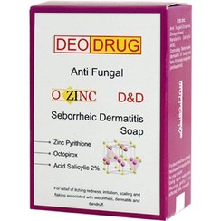 تصویر دئودراگ صابون حاوي اکتوپيروکس و زينک پريتيون DEODRUG O ZINC SOAP