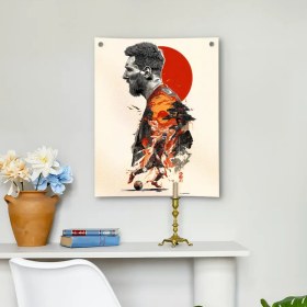 تصویر بکدراپ طرح لیونل مسی 