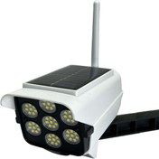 تصویر چراغ خورشیدی طرح دوربین مدار بسته مدل YH-2178T - سفید CCTV solar light model YH-2178T