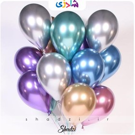 تصویر پک بادکنک کروم ۱۴ عددی 