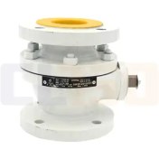 تصویر شیر توپی فلنجدار کلاس 150 گاز سوزان 