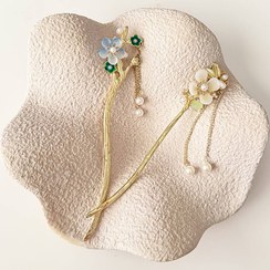 تصویر کانزاشی گل‌دار سنتی ژاپنی 