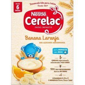 تصویر سرلاک کودک نستله حاوی پرتقال، موز و غلات 250 گرمی Nestle Cerelac Banana &amp; Orange Cereal 