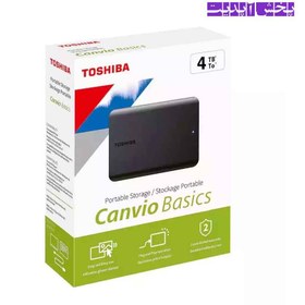 تصویر هارد اکسترنال 4 ترابایت توشیبا TOSHIBA Canvio Basics 4TB 