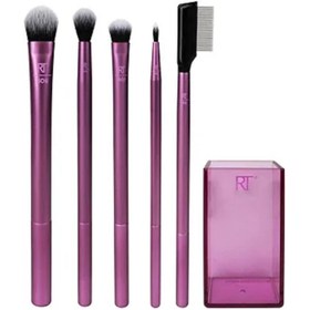 تصویر ست براش Starter مناسب آرایش چشم بسته 5عددی ریل تکنیک Real Techniques Starter Eye Set Brush Pack Of 5