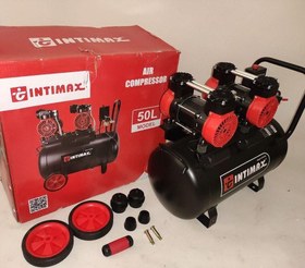 کمپرسور 50 لیتری سایلنت 2 موتوره اینتی مکس مدل 50L