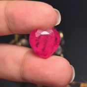 تصویر نگین سنگ کوارتز معدنی دابلت شده کد 60440 