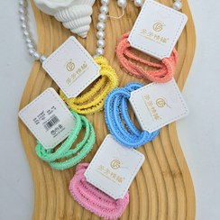 تصویر کش مو کارتی 3 عددی ( مدل حوله ای) 