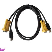 تصویر کابل KVM USB دی-نت (D-net) مدل 062 طول 1.5 متر 
