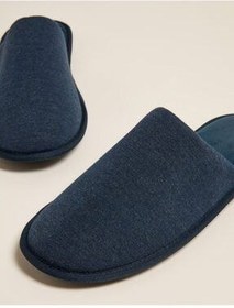 تصویر دمپایی خانگی آبی مردانه FRESHFEET Marks &amp; Spencer Marks &amp; Spencer 