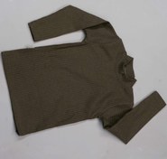 تصویر زیر سارافونی و یقه اسکی سوزنی نوزادی دخترانه و پسرانه آستین بلند و یقه اسکی سوزنی