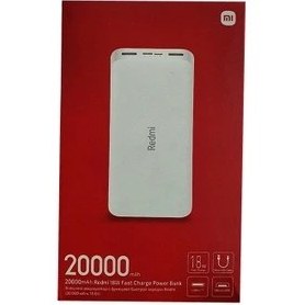 تصویر پاور بانک 20000 شیائومی سه پورت اصلی فست Power bank 20000 xiaomi 18w