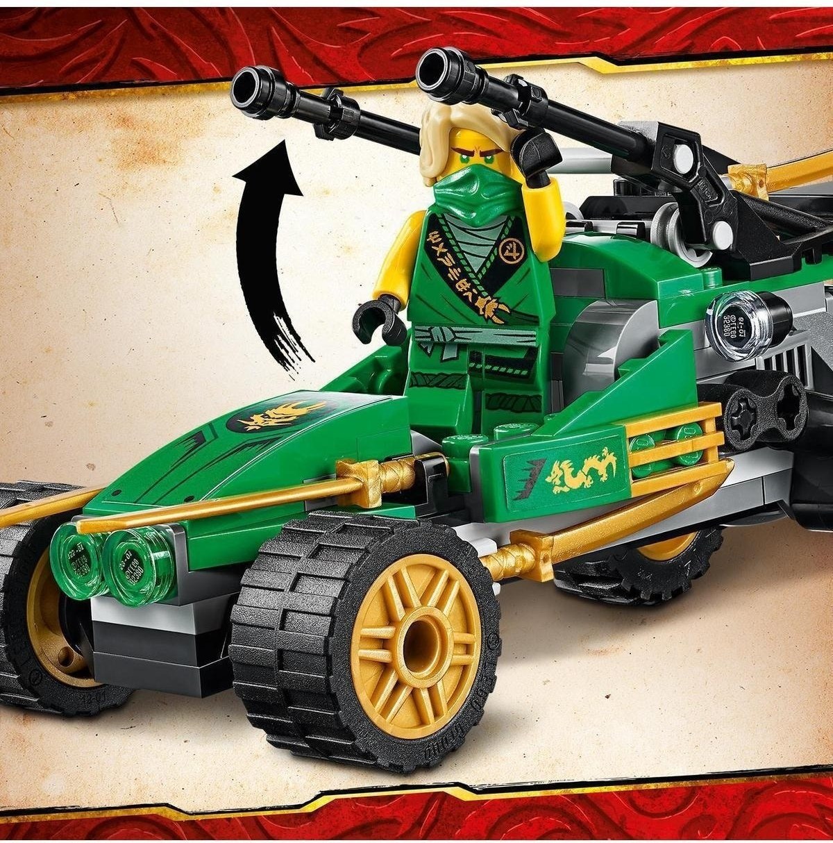 Lego ninjago legacy lloyd jungle online raider