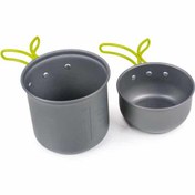 تصویر ست ظروف کوهنوردی DS-101 ظرفیت ۰.۸ لیتر با کاسه آلومینیومی 