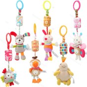 تصویر آویز عروسکی کالسکه و کریر طرح حیوانات ب ب اسکای BBSKY 