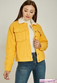تصویر قیمت ژاکت زنانه برند Sateen رنگ زرد ty35262764 