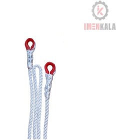 تصویر طناب استاتیک 2 سر حلقه 30 متری البرز پوشش 