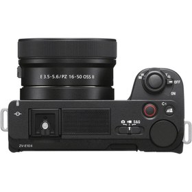 تصویر دوربین بدون آینه سونی مشکی Sony ZV-E10 II Mirrorless Camera with 16-50mm Lens 