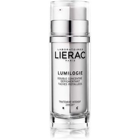 تصویر کنسانتره ضد‌لک لومیلوژ لیراک (شب و روز) lierac lumilogie day & night dark-spot corrector double concentrate 30ml