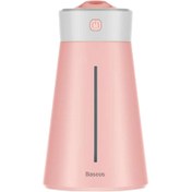 تصویر دستگاه بخور سرد Baseus Slim Waist Humidifier DHMY-B مجهز به پنکه و چراغ LED 