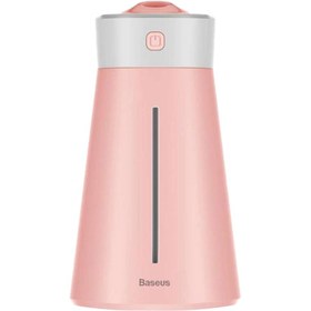 تصویر دستگاه بخور سرد Baseus Slim Waist Humidifier DHMY-B مجهز به پنکه و چراغ LED 