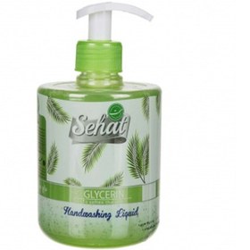 تصویر مایع دستشویی گلیسیرینه سبز 500 میل صحت Sehat Green Glycerin Handwashing Liquid 500ml