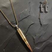 تصویر گردنبند مردانه طرح فشنگ 