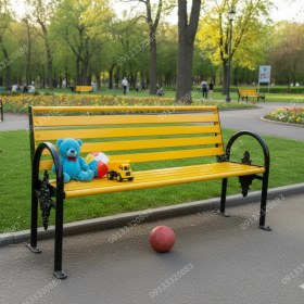 تصویر نیمکت پارکی کد N4 