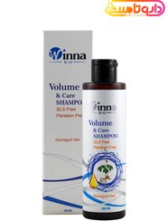 تصویر وینا بیو شامپو حجم دهنده موهای آسیب دیده Winna Bio Volume & Care Shampoo Damaged Hair