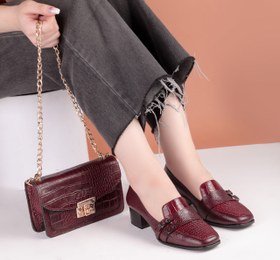 تصویر کفش زنانه چرم کد لیدی 