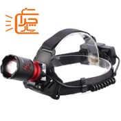 تصویر چراغ پیشانی (هدلایت) زوم دار اسمال سان مدل ZY-T334 ، برد نوری ۲۵۰ الی ۳۵۰ متر 