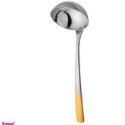 تصویر ملاقه کوچک ناب استیل طرح فلورانس 