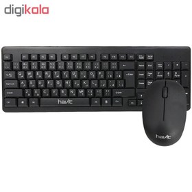 تصویر ست ماوس و کیبورد هویت KB670GCM بی سیم Keyboard and mouse havit KB670GCM wireless