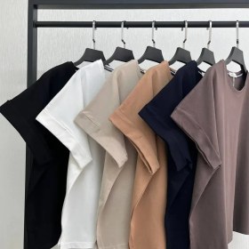 تصویر تیشرت کراپ آستین پاکتی زنانه 