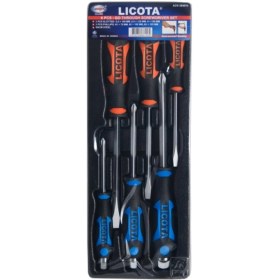 تصویر مجموعه پیچ گوشتی ضربه خور لیکوتا مدل ACK-384015 LICOTA 6 PIECES - GO THROUGH SCREWDRIVER SET ACK-384015